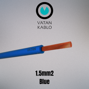 VATAN KABLO 1.5mm² Flexible Single Core (Blue)