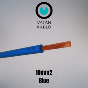 VATAN KABLO 10.0mm² Flexible Single Core (Blue)