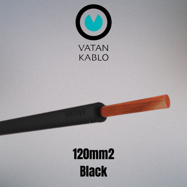 VATAN KABLO 120.0mm² Flexible Single Core (Black)