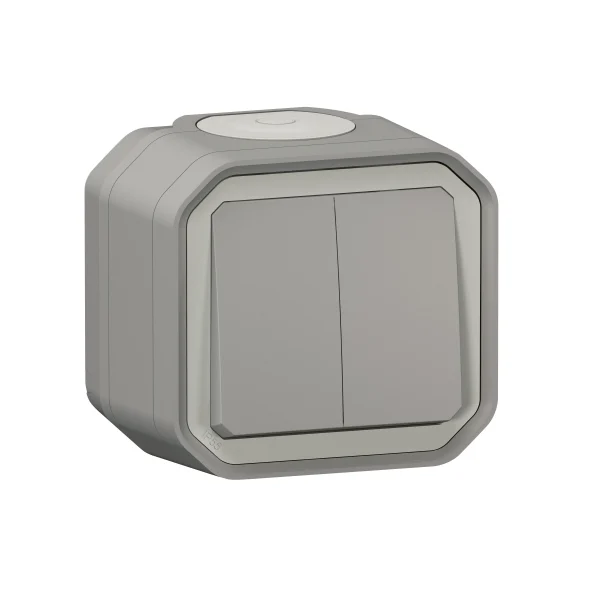 Legrand Waterproof Switch 2 Gang 2 Way – 10A, IP55