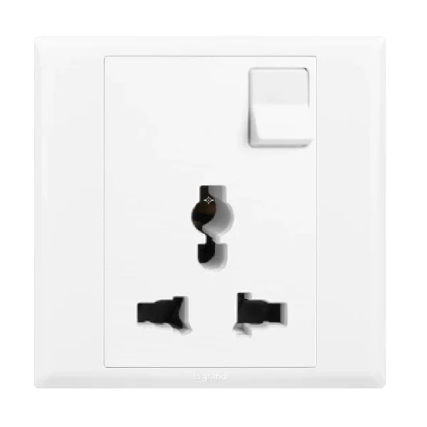 Legrand Eloe Switch Socket Multistandard 3x13A - Image 2
