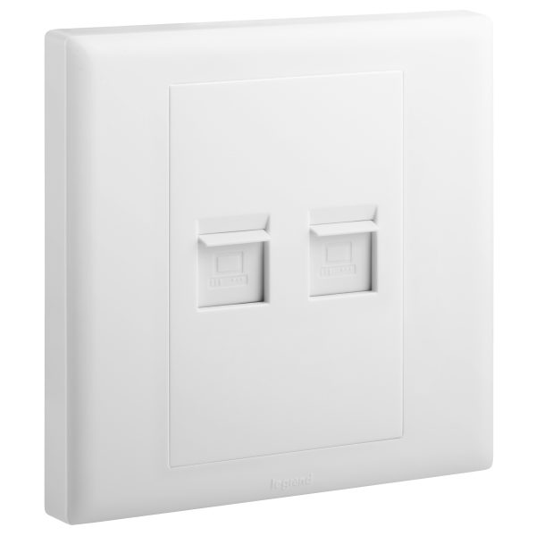 Legrand Eloe Socket 2x RJ45 Cat 6 UTP - Image 2