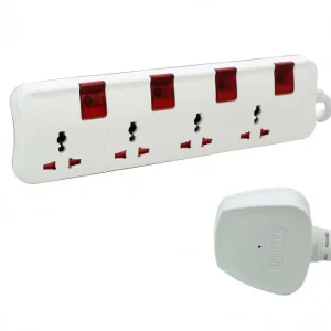Legrand Power Strip 3P13A Multistandard – 4 Outlets, 3m with Switch