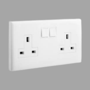 Legrand Eloe Switch Socket 13A 2-Gang Multistandard