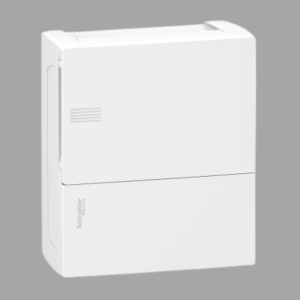 Legrand Surface-Mounted Enclosure 1x8 Modules – Transparent Door + Earth Terminal