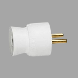 Legrand 2P+T Plug 10/16A – White Straight Outlet