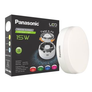 PANASONIC LED Modular Surface Downlight 15W 3000K-PDLM22153