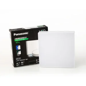 PANASONIC LED Rimless Surface Panel Light Square 12W 6500K-PPAM17127R1