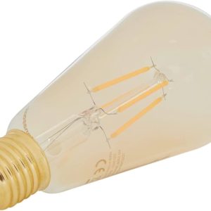 PANASONIC E27 FIL ST64 LAMP 4W 360LM 2000K GOLD