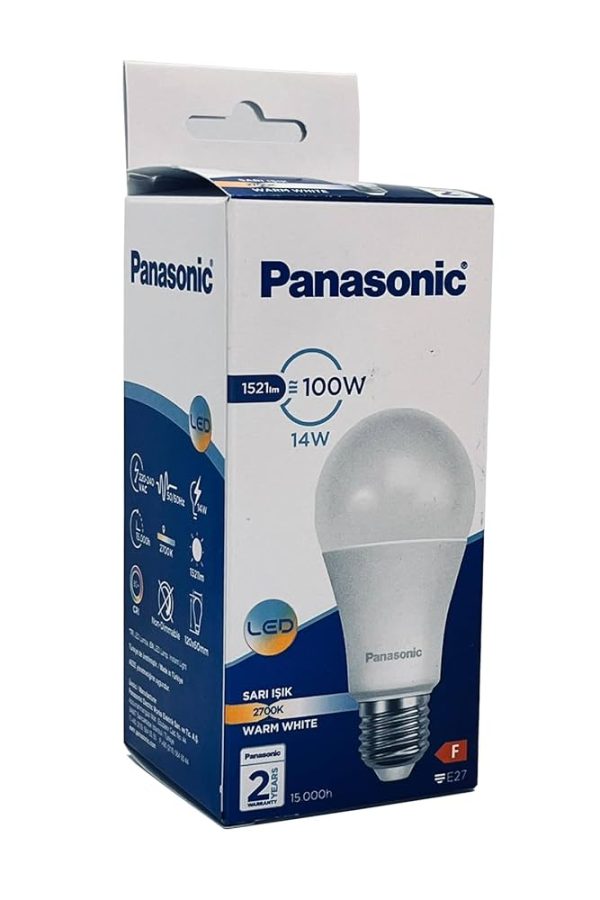 PANASONIC E27 LED LAMP 14W 1521LM 2700K