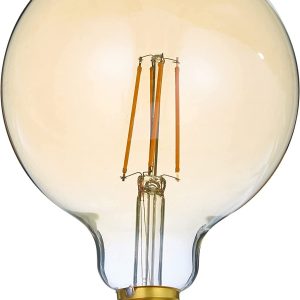 PANASONIC FIL LAMP E27 G125 7W 630LM 2000K GOLD