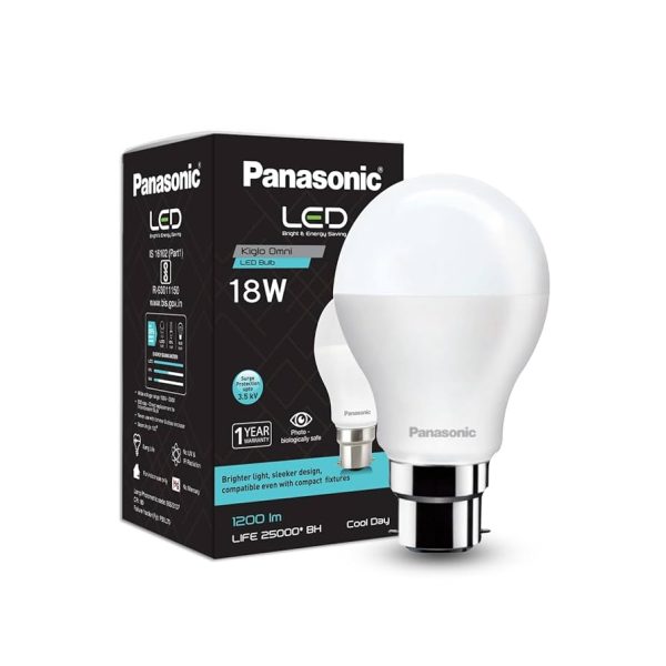 PANASONIC LED BULB B22  IC 18W 240D 3000K