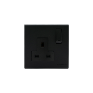 PANASONIC SWITCH SOCKET SGL 13A - BLACK