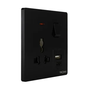PANASONIC SWITCH SOCKET SGL UNIVERSAL/USB